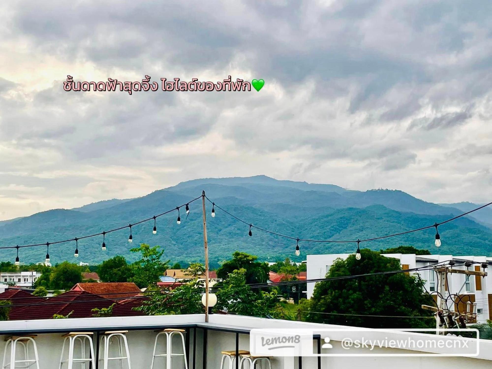 Sky View Home And Hostel Chiangmai Chiang Mai Exterior foto